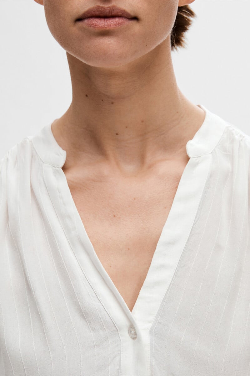 Pedro Del Hierro Blusa De Manga Corta Confeccionada Con Viscosa Ecovero