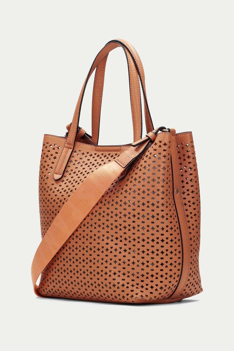 Pedro Del Hierro Bolso Shopper Doble Asa Y Troquelado