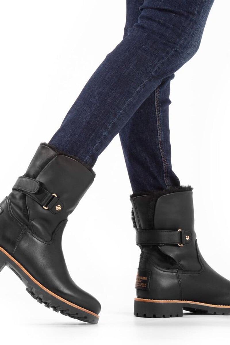 Pedro Del Hierro Botas De Piel Con Forro Interior De Pelo Caliente