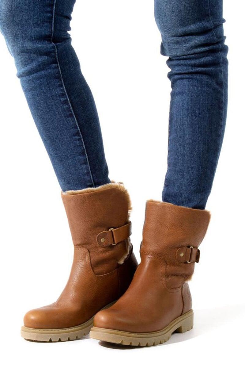 Pedro Del Hierro Botas De Piel Con Forro Interior De Pelo Caliente