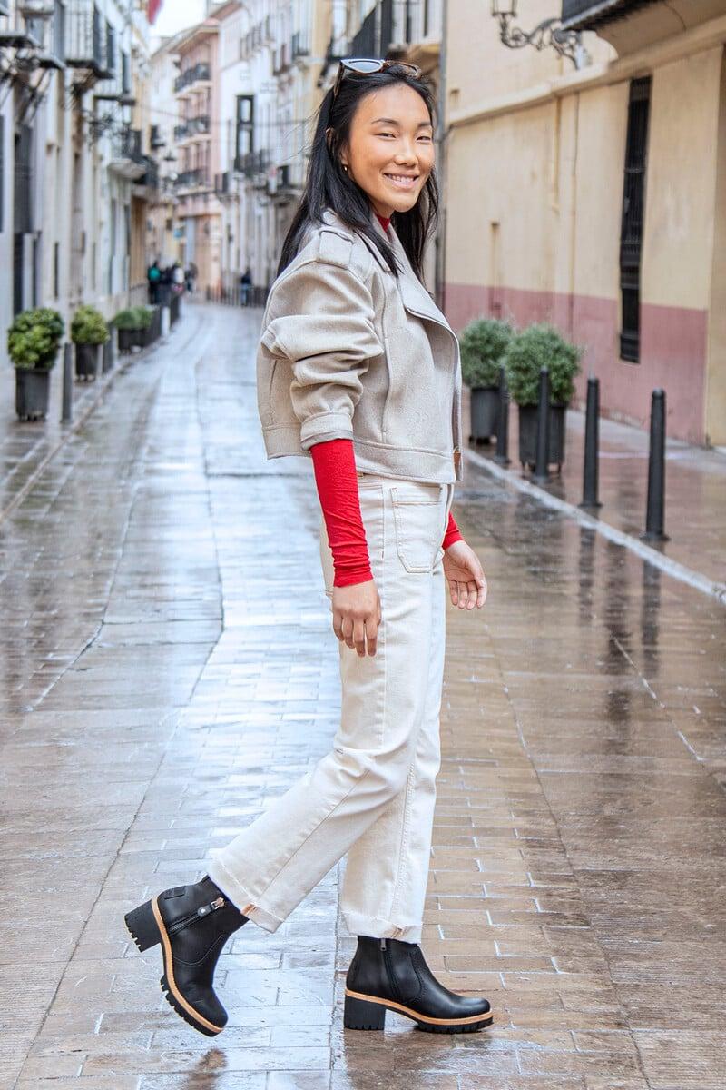 Pedro Del Hierro Botines De Piel Con Forro Interior De Piel