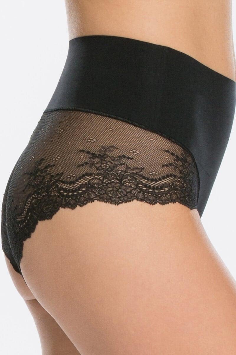 Pedro Del Hierro Braguita Moldeadora Invisible Encaje Negra Spanx