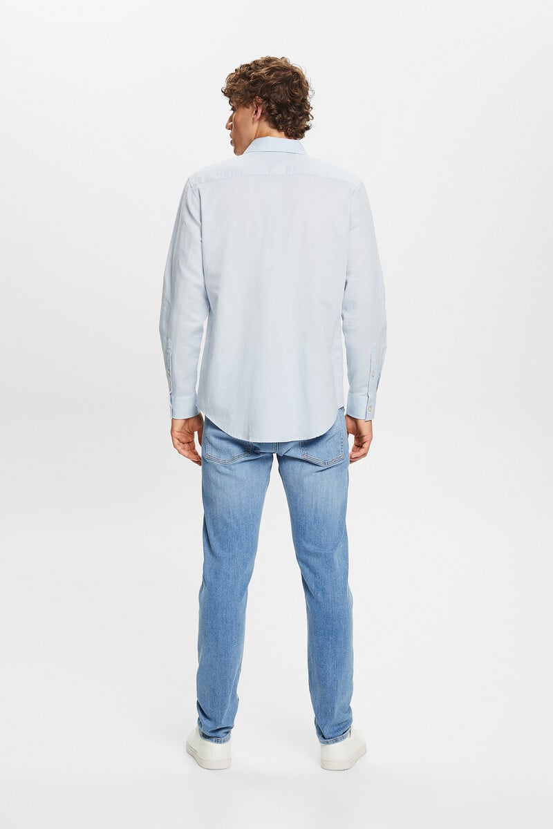 Pedro Del Hierro Camisa Básica Regular Fit Con Lino