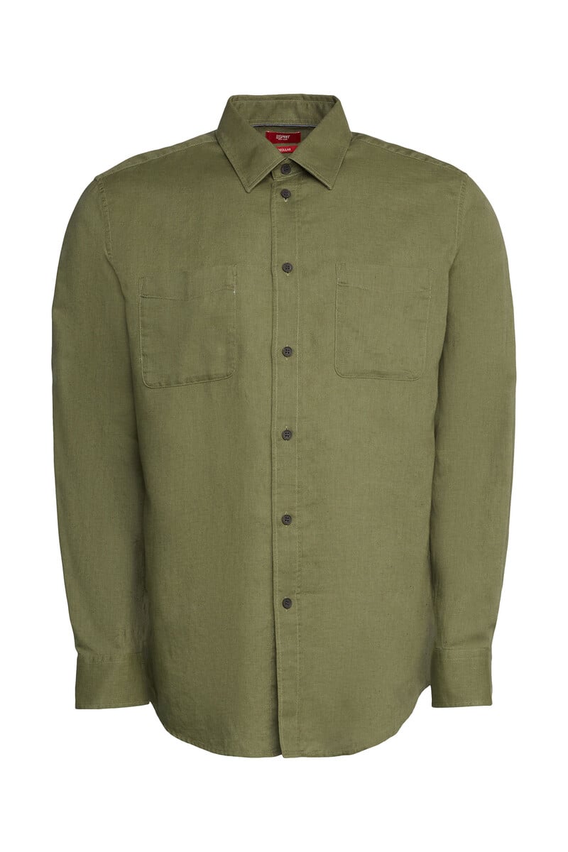 Pedro Del Hierro Camisa Básica Regular Fit Con Lino