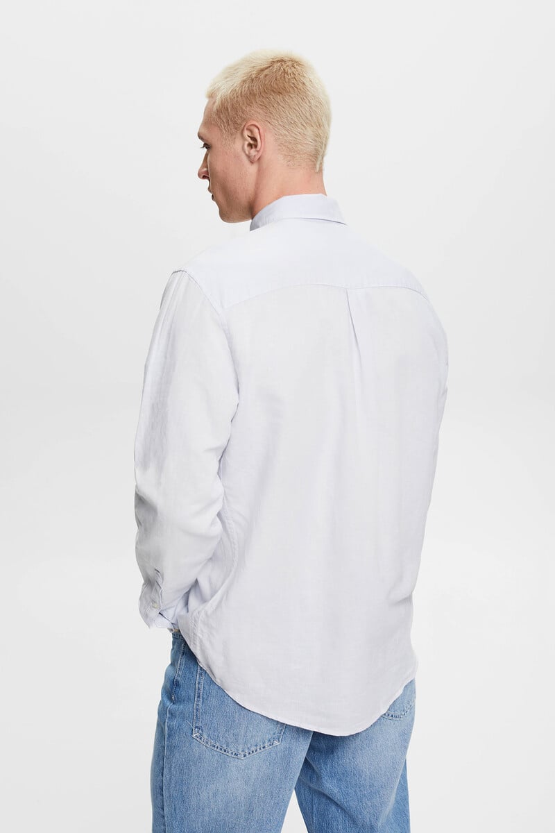 Pedro Del Hierro Camisa Básica Regular Fit Con Lino