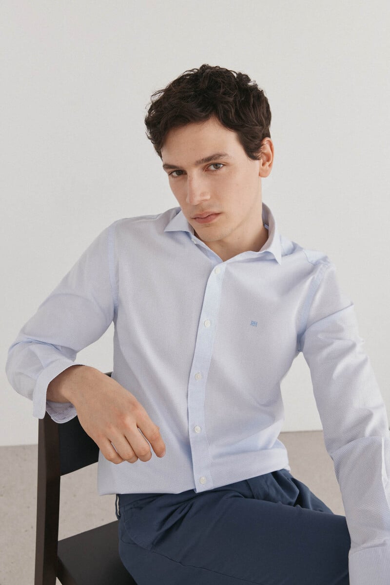 pedro del hierro Camisa cuadros fácil plancha + anti olor slim fit