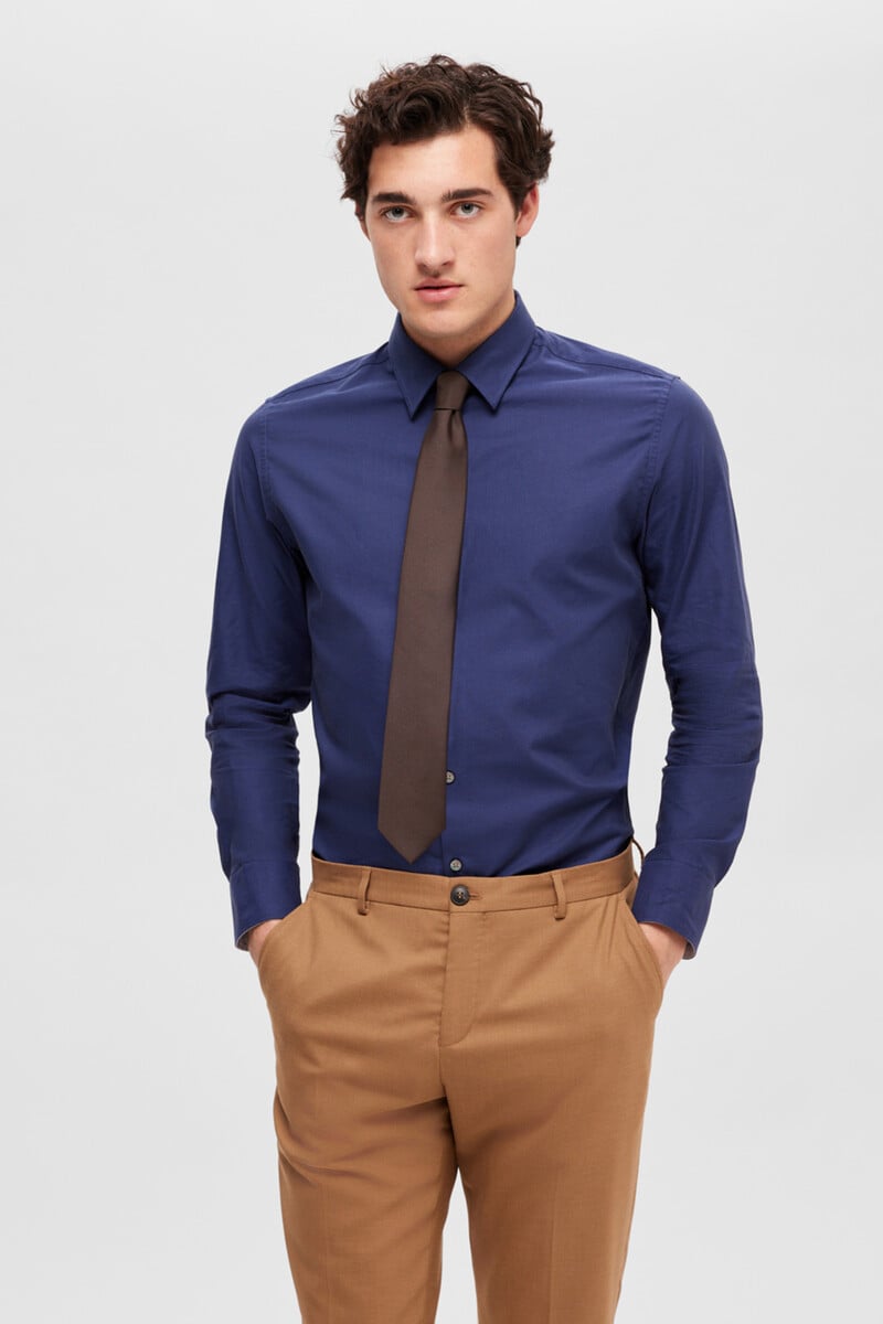 Pedro Del Hierro Camisa De Algodón Orgánico Slim Fit