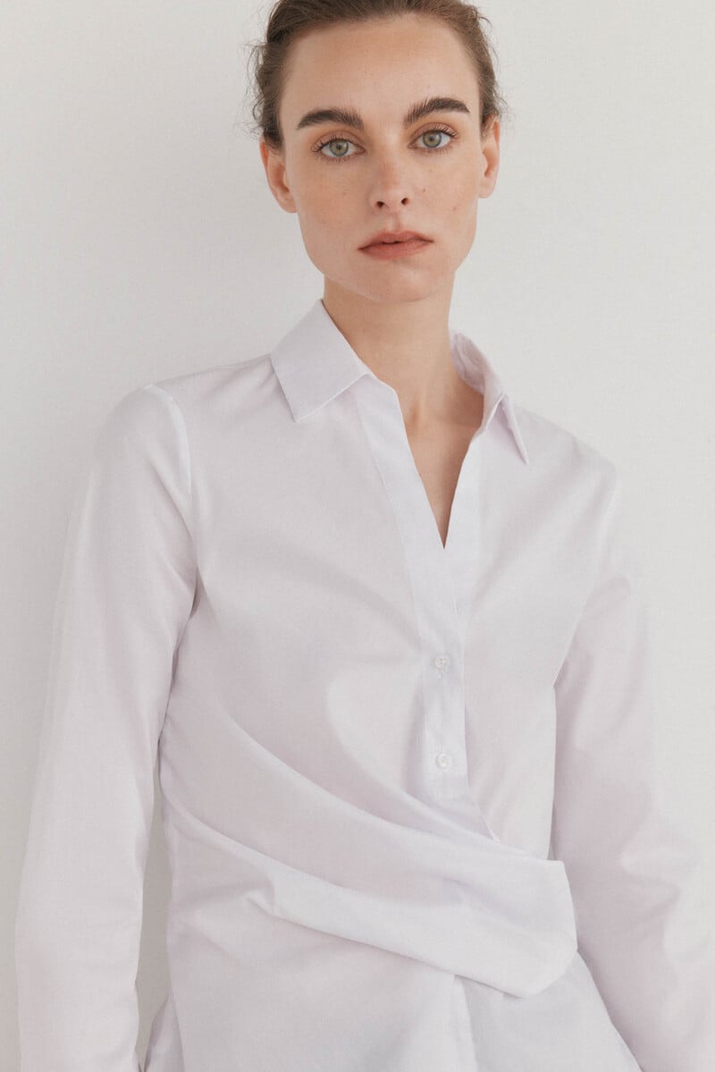 Pedro Del Hierro Camisa De Cuello Solapa Con Escote Pico