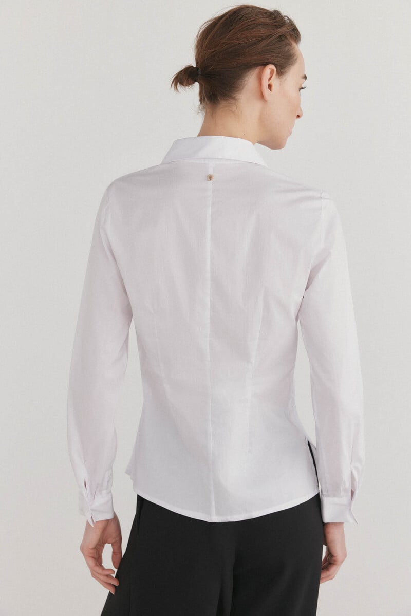 Pedro Del Hierro Camisa De Cuello Solapa Con Escote Pico