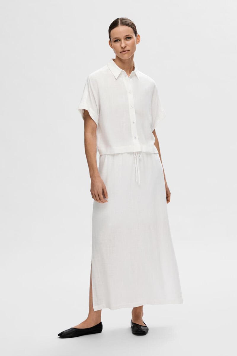 pedro del hierro Camisa de manga corta de lino. Regular Fit