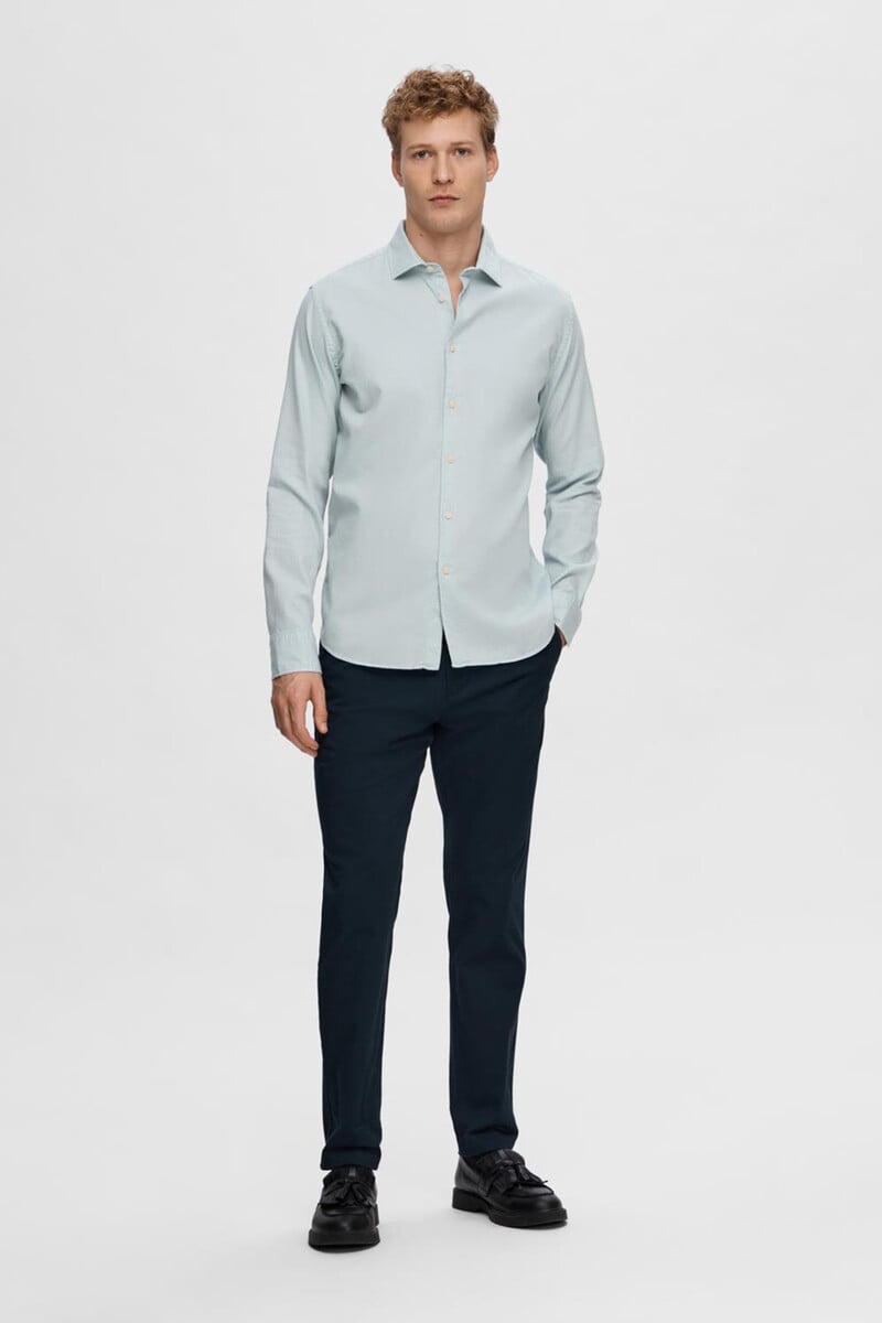 pedro del hierro Camisa de manga larga confeccionada con algodón orgánico