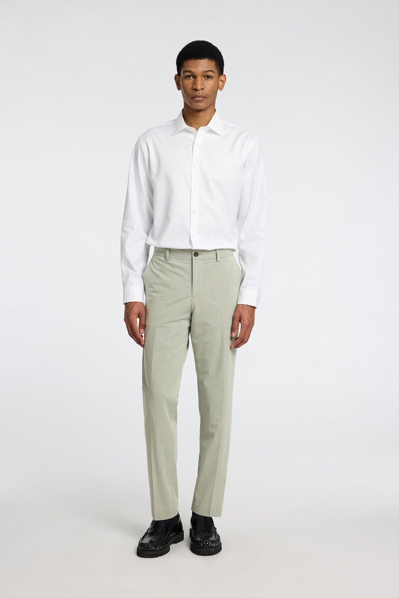 Pedro Del Hierro Camisa De Manga Larga De Vestir 100% Algodón