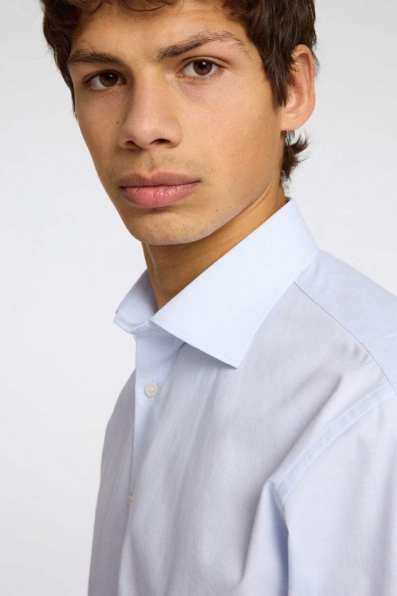 Pedro Del Hierro Camisa De Manga Larga De Vestir 100% Algodón