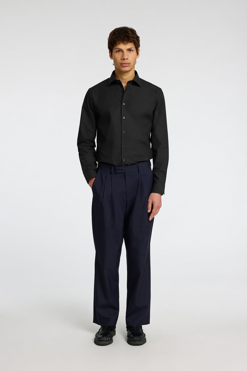 pedro del hierro Camisa de manga larga de vestir 100% algodón