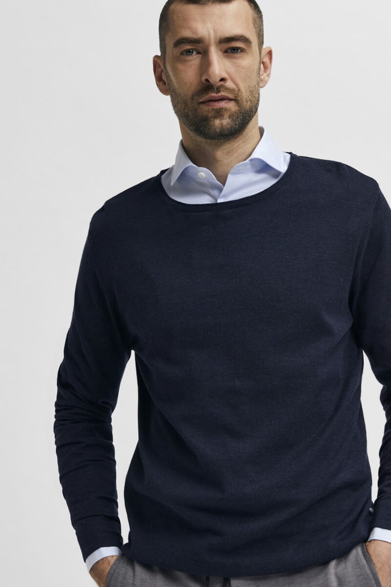 Pedro Del Hierro Camisa De Manga Larga De Vestir 100% Algodón