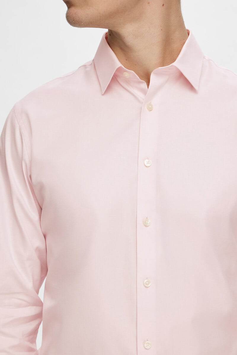Pedro Del Hierro Camisa De Manga Larga De Vestir 100% Algodón