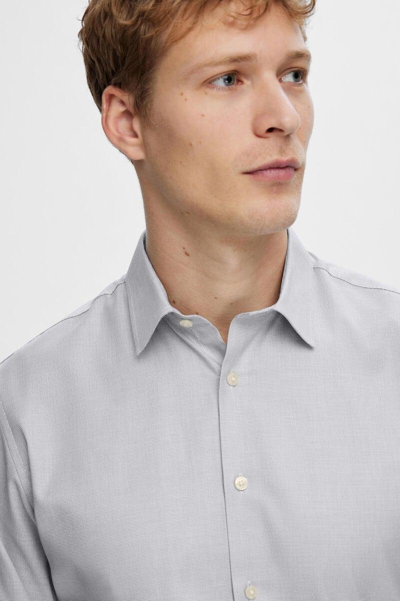 Pedro Del Hierro Camisa De Manga Larga De Vestir 100% Algodón