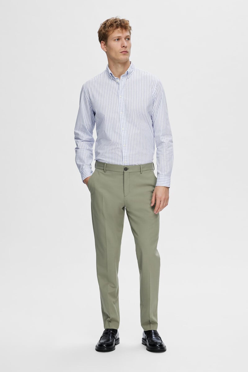 pedro del hierro Camisa de manga larga Slim Fit confeccionada con algodón reciclado