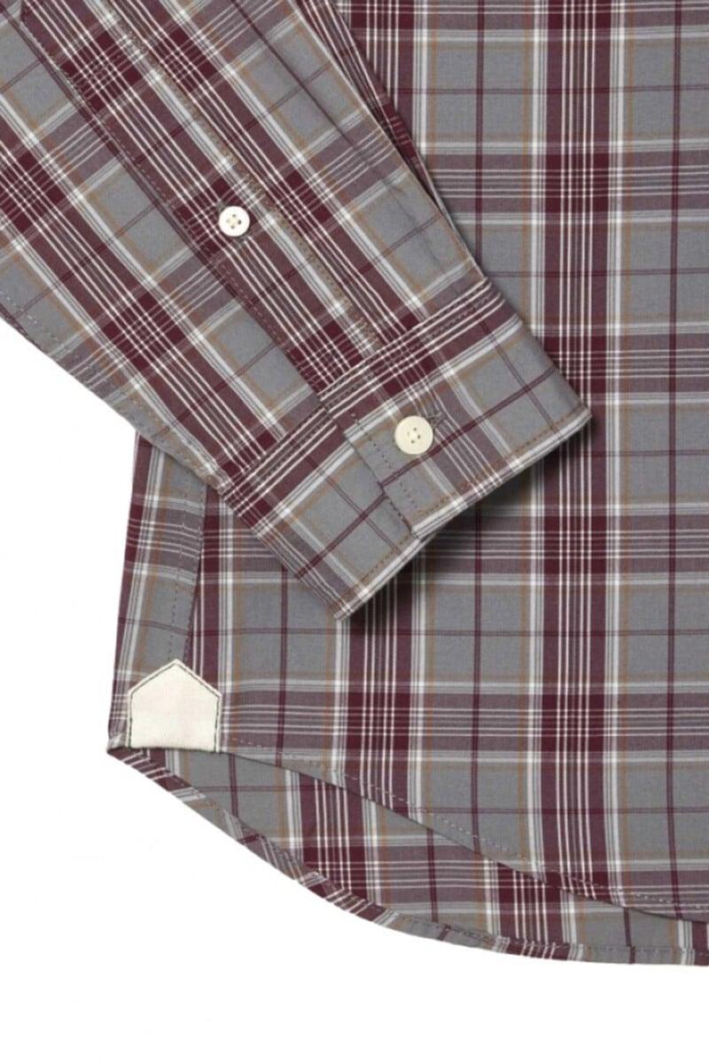 Pedro Del Hierro Camisa Elástica Con Estampado De Cuadros Para Hombre