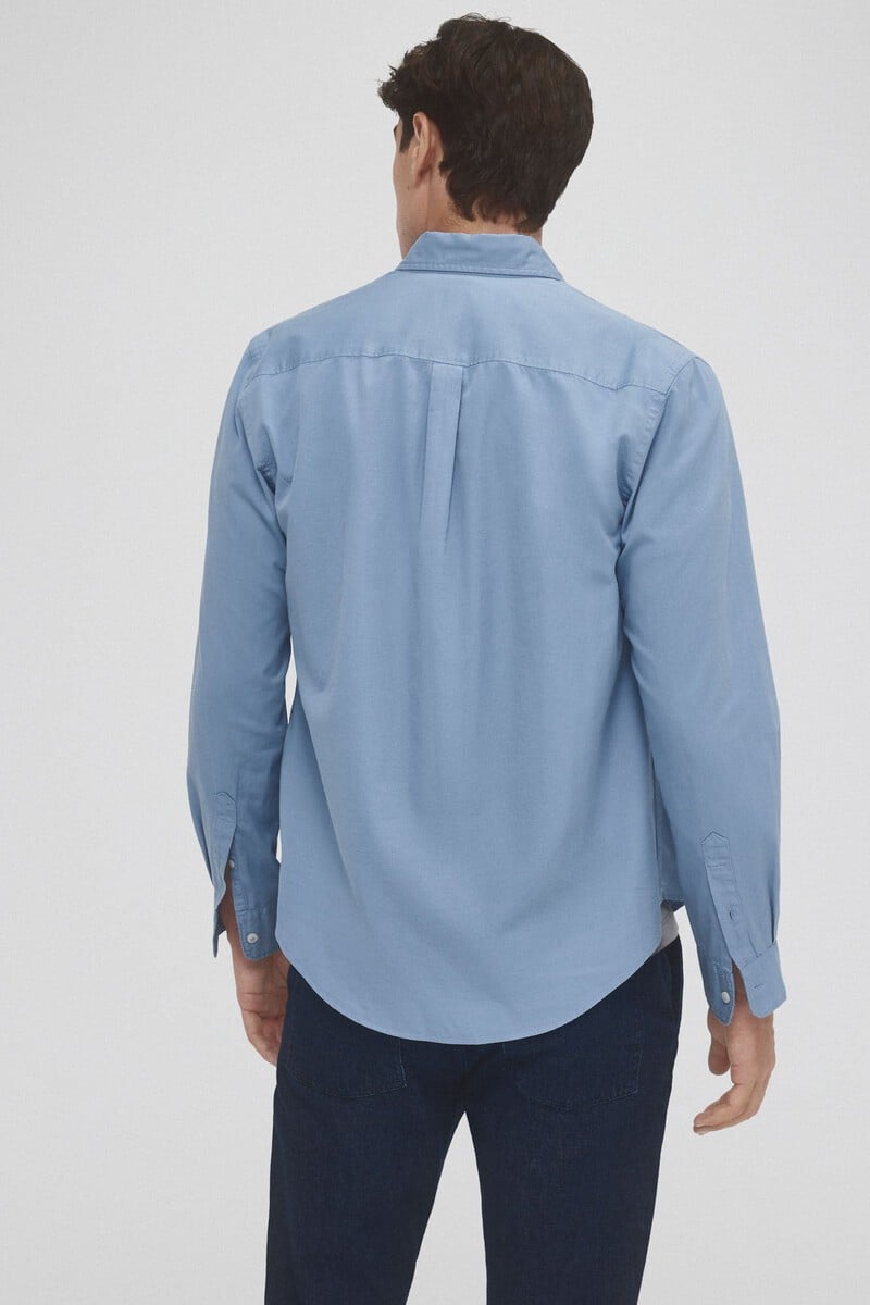 Pedro Del Hierro Camisa Gabardina Lisa Dos Bolsillos