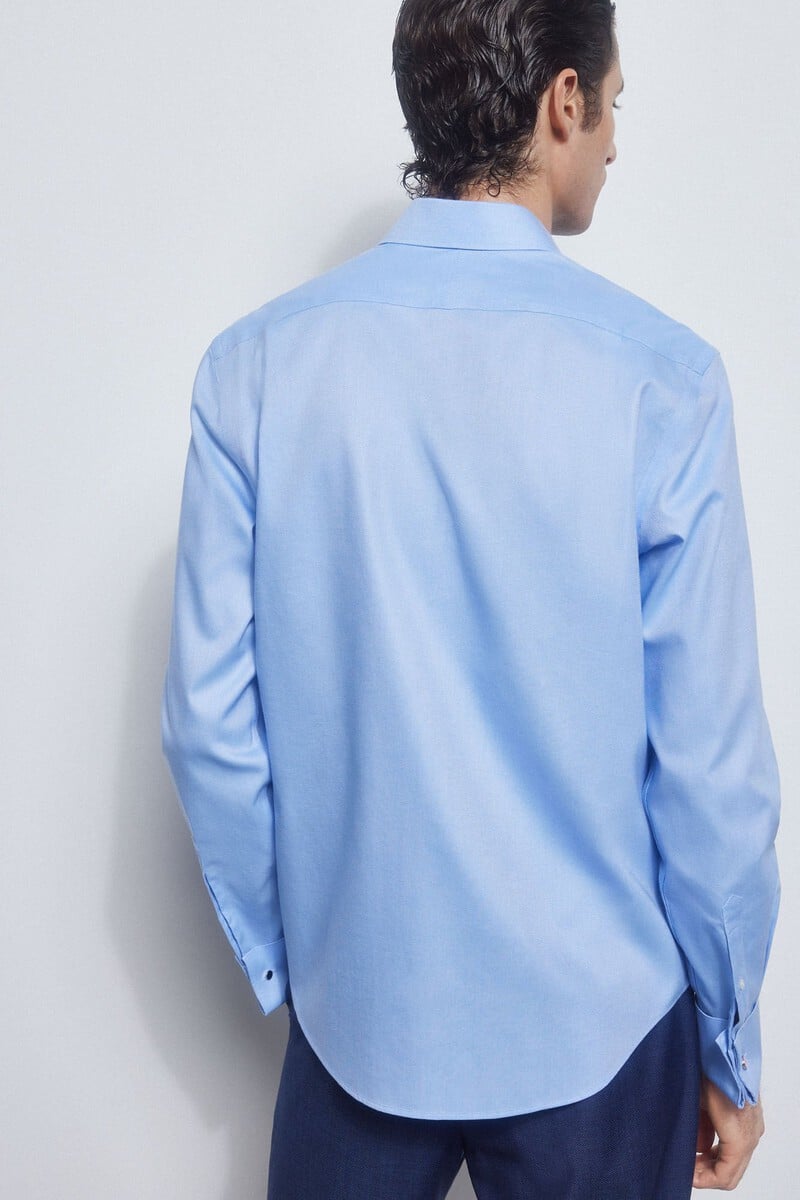 Pedro Del Hierro Camisa Gemelos Lisa Non Iron + Antimanchas