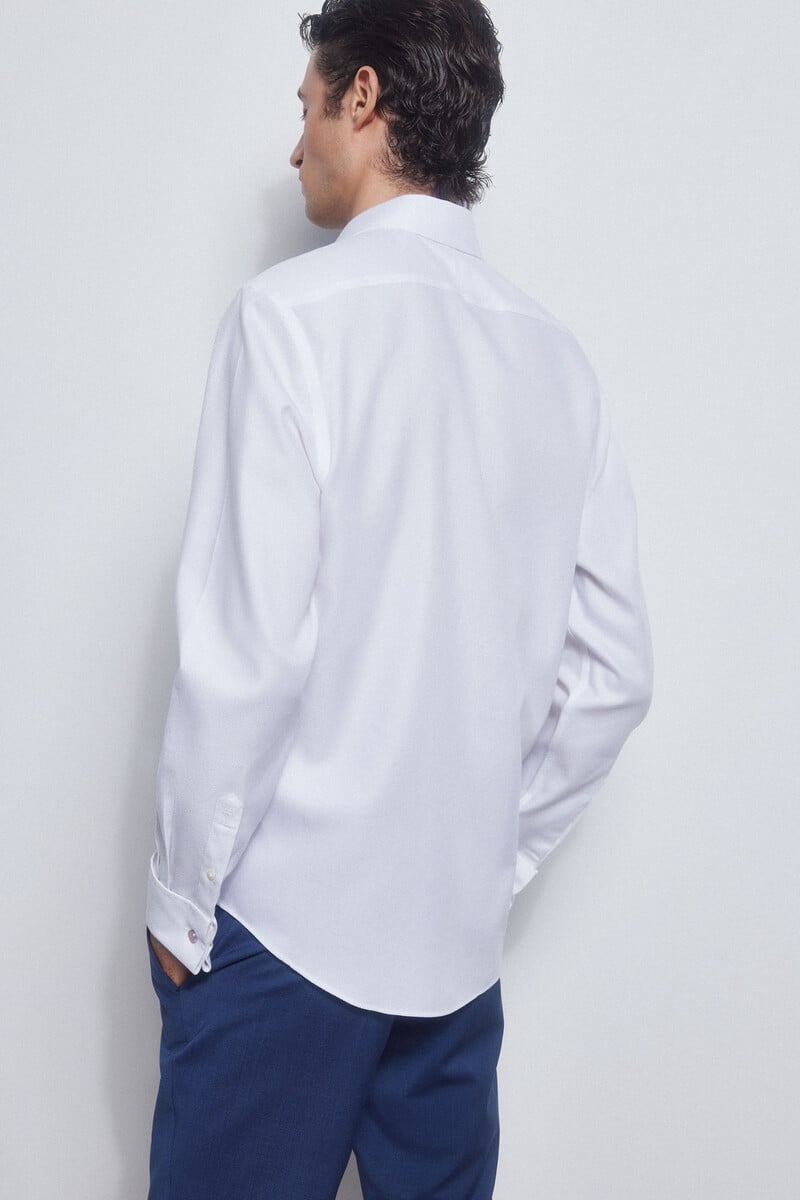 Pedro Del Hierro Camisa Gemelos Lisa Non Iron + Antimanchas