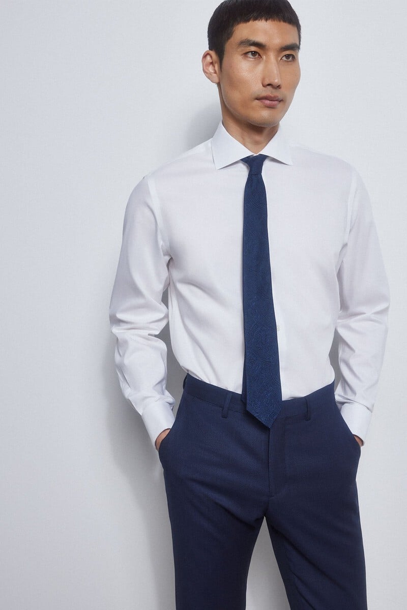 Pedro Del Hierro Camisa Gemelos Lisa Non Iron + Antimanchas