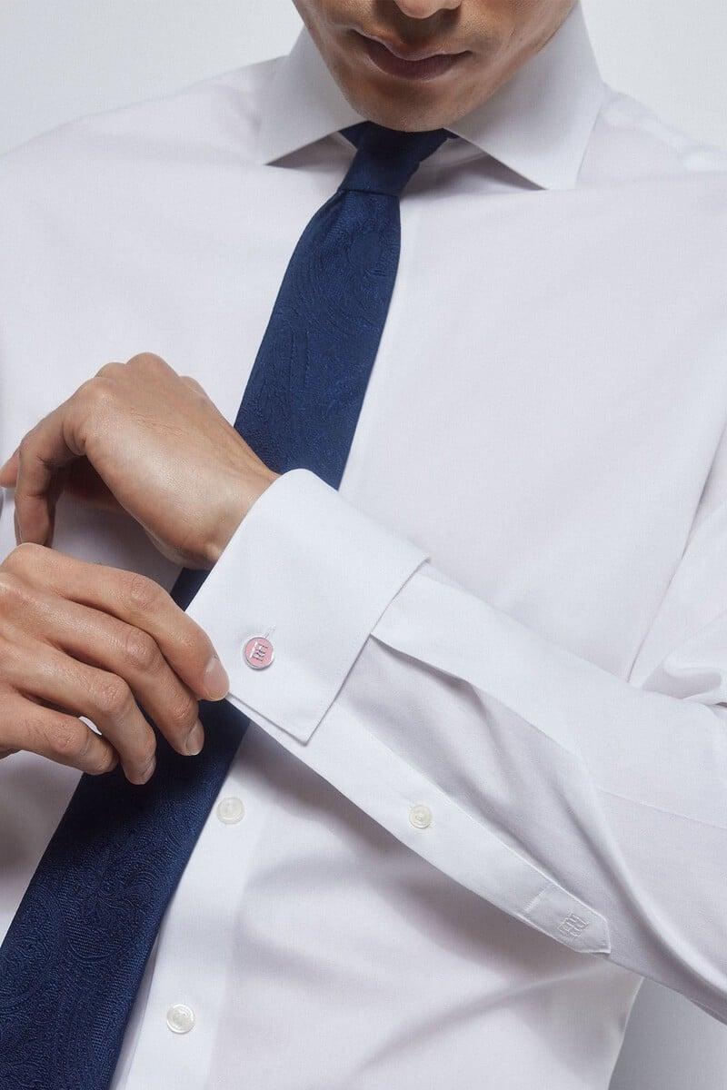 pedro del hierro Camisa gemelos lisa non iron + antimanchas