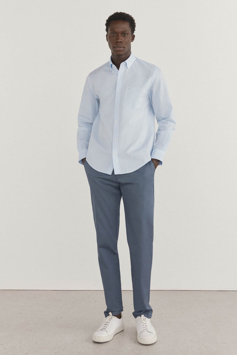 Pedro Del Hierro Camisa Non Iron + Antimanchas Cuadro Vichy