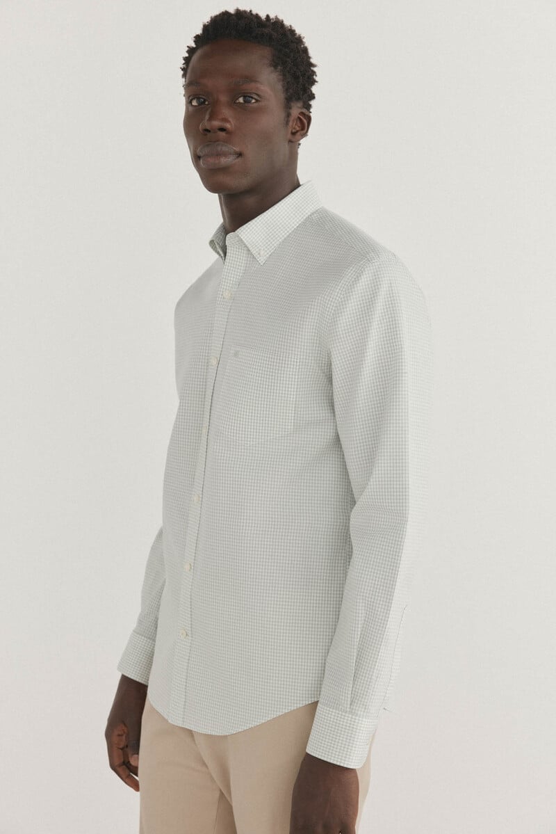 Pedro Del Hierro Camisa Non Iron + Antimanchas Cuadro Vichy
