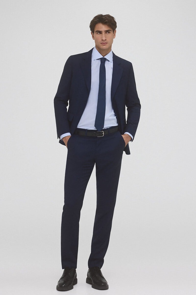 Pedro Del Hierro Camisa Vestir Cuadros Non Iron + Antimanchas