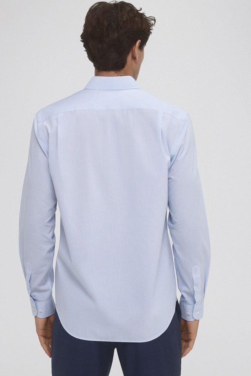 Pedro Del Hierro Camisa Vestir Cuadros Non Iron + Antimanchas