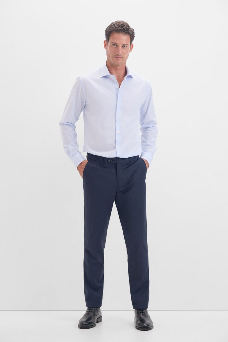 Pedro Del Hierro Camisa Vestir Cuadroso Fácil Plancha