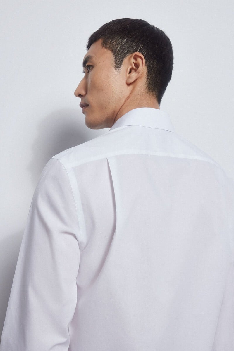 Pedro Del Hierro Camisa Vestir Lisa Non Iron + Antimanchas