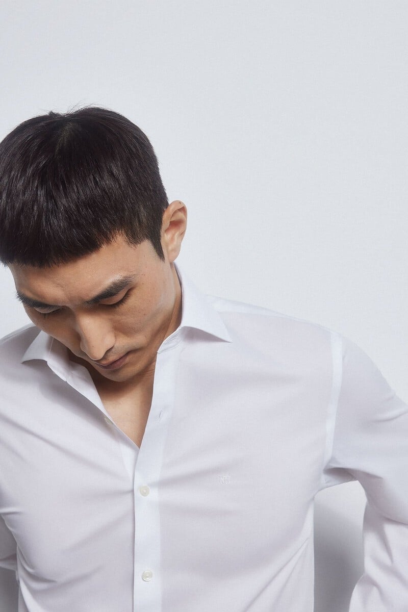 pedro del hierro Camisa vestir lisa non iron + antimanchas