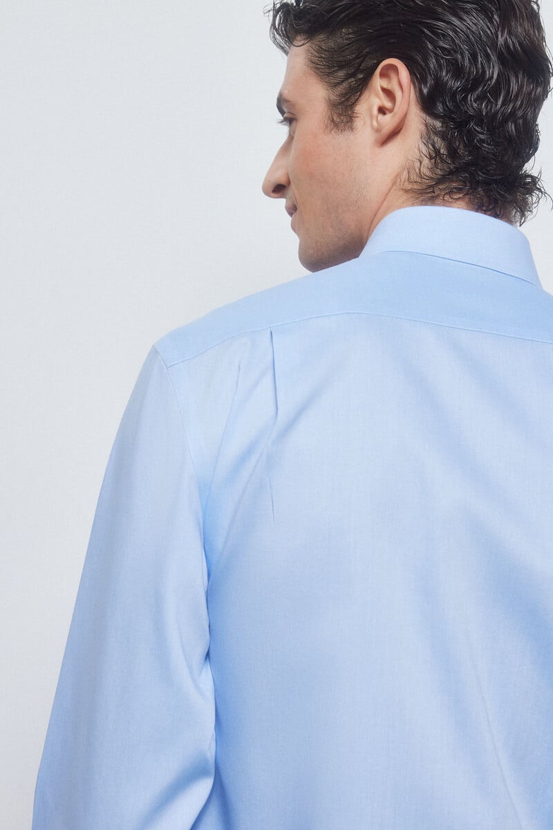 Pedro Del Hierro Camisa Vestir Lisa Non Iron + Antimanchas