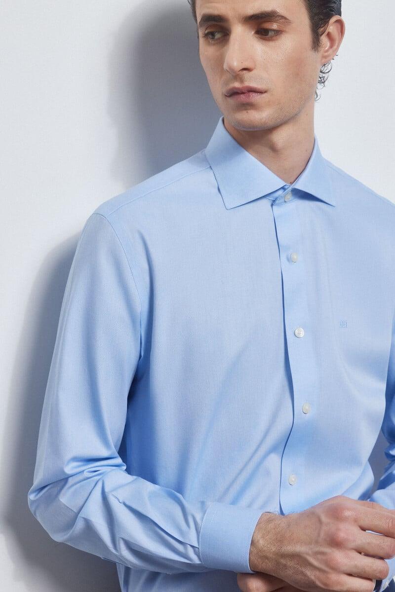 pedro del hierro Camisa vestir lisa non iron + antimanchas