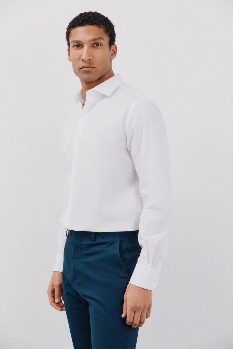 Pedro Del Hierro Camisa Vestir Otomán Slim Fit Fácil Plancha