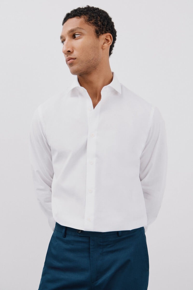 pedro del hierro Camisa vestir otomán slim fit fácil plancha