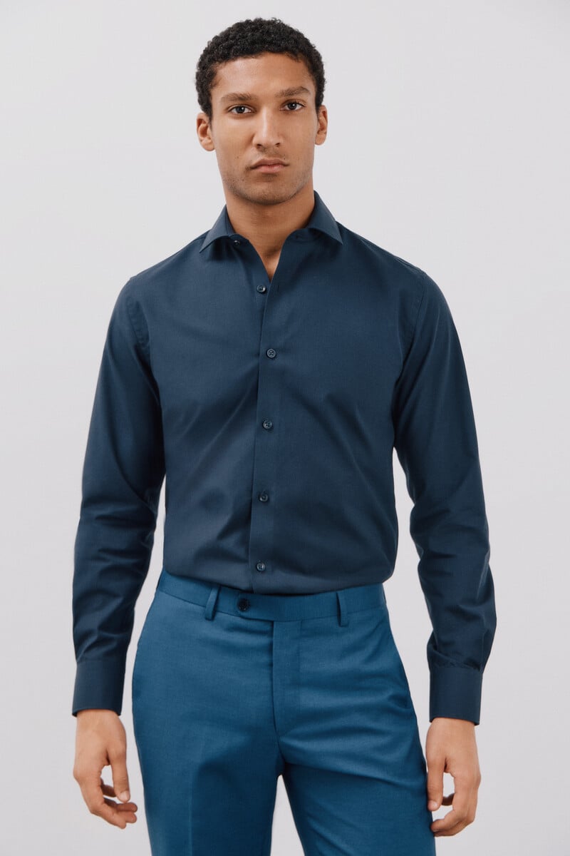 pedro del hierro Camisa vestir otomán slim fit fácil plancha