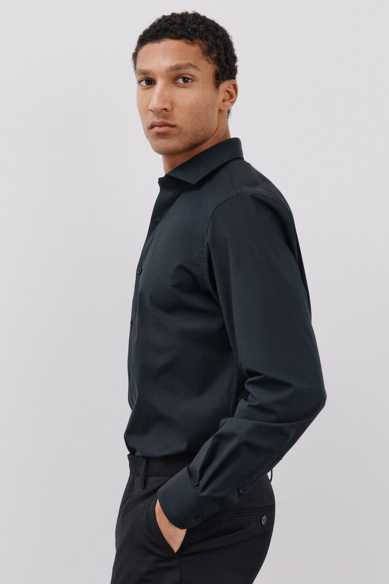 Pedro Del Hierro Camisa Vestir Otomán Slim Fit Fácil Plancha