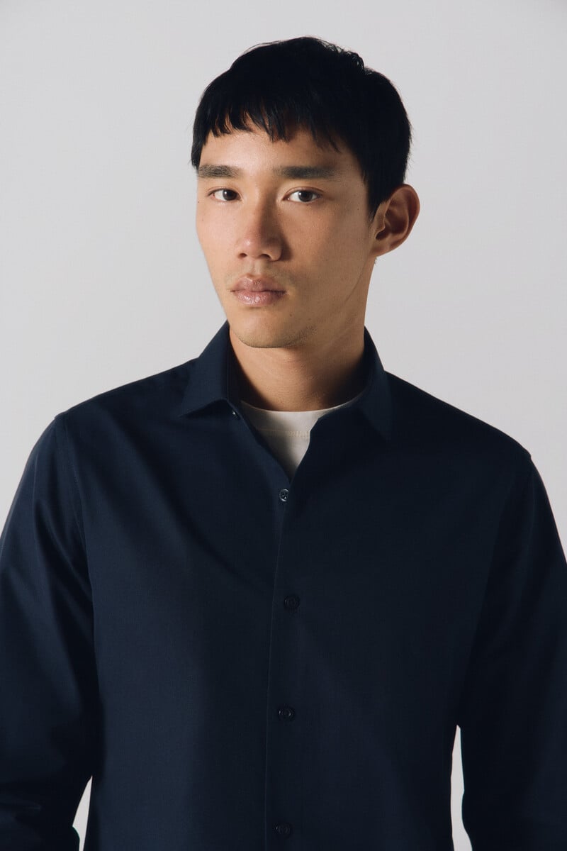 Pedro Del Hierro Camisa Vestir Otomán Slim Fit Fácil Plancha