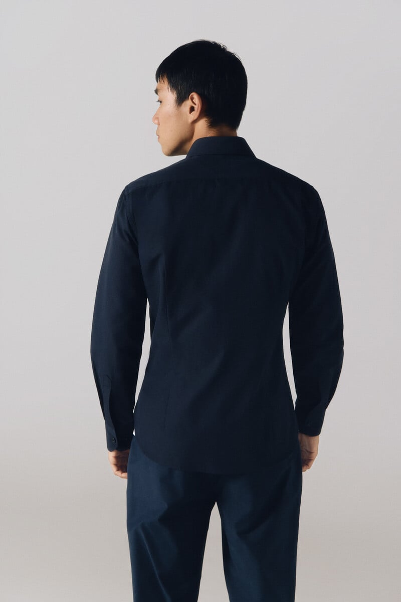 Pedro Del Hierro Camisa Vestir Otomán Slim Fit Fácil Plancha
