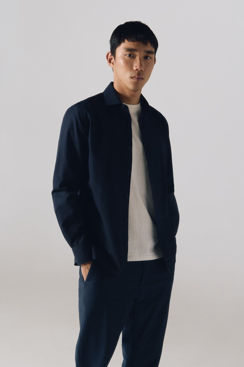 pedro del hierro Camisa vestir otomán slim fit fácil plancha