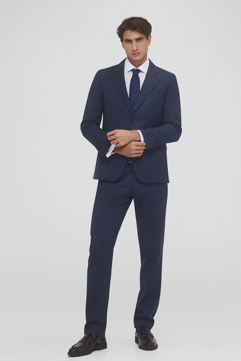 Pedro Del Hierro Camisa Vestir Puño Gemelos Non Iron + Antimanchas