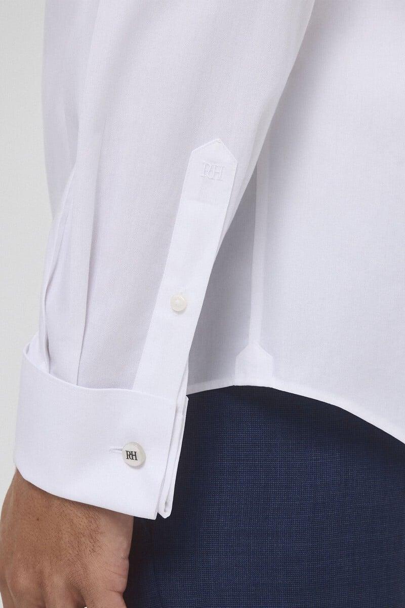Pedro Del Hierro Camisa Vestir Puño Gemelos Non Iron + Antimanchas