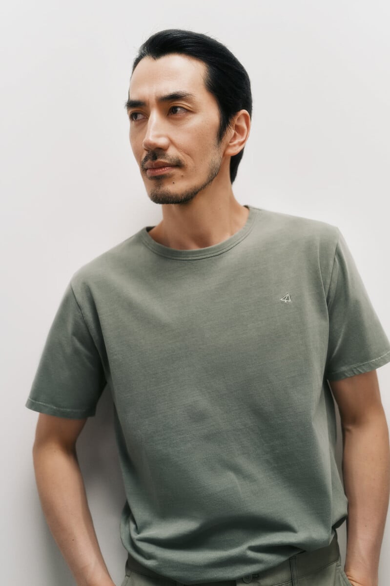 Pedro Del Hierro Camiseta Básica Con Bordado Avión OOTO