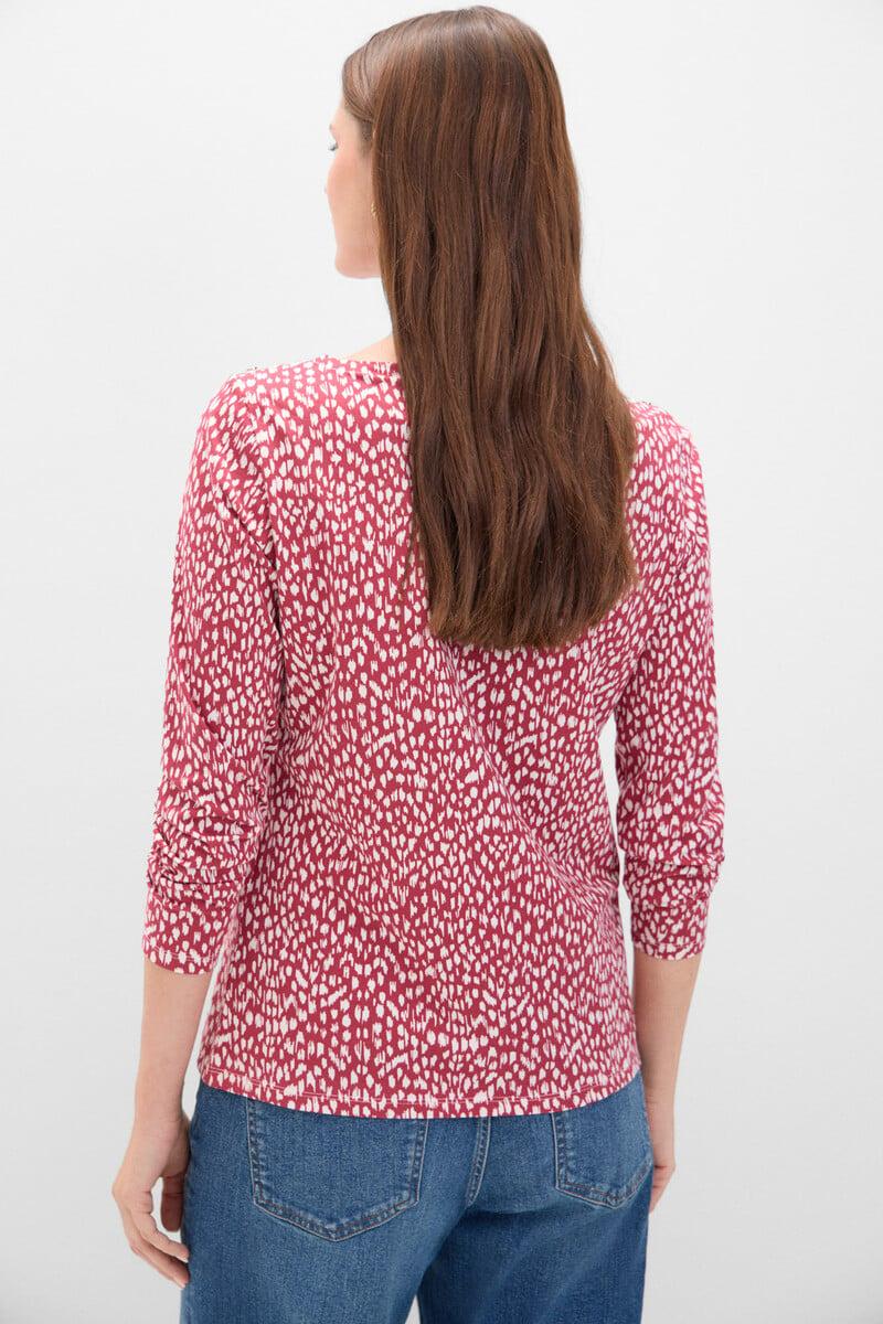 Pedro Del Hierro Camiseta Básica Escote Barco Con Botones Dorados