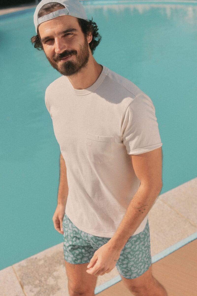 pedro del hierro Camiseta bolsillo con bordado avión OOTO