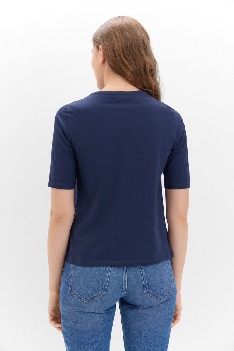 Pedro Del Hierro Camiseta Con Detalle Bordado Con Studs